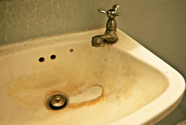 No More Hard Water Stains! How To Easily Clean Your Porcelain Sink In Minutes
