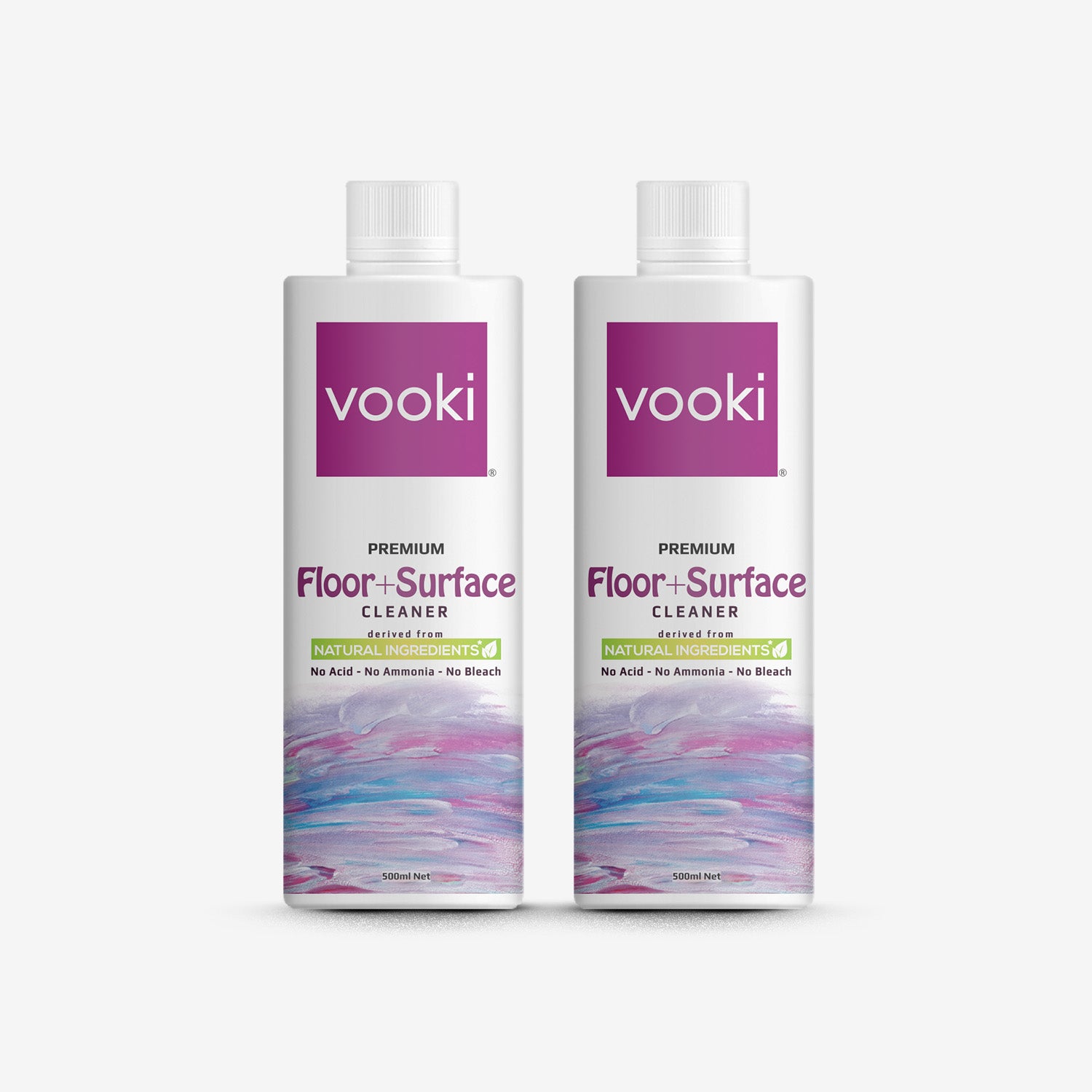 vooki floor surface cleaner - a bottle of cleaning solution for maintaining clean and shiny floors.