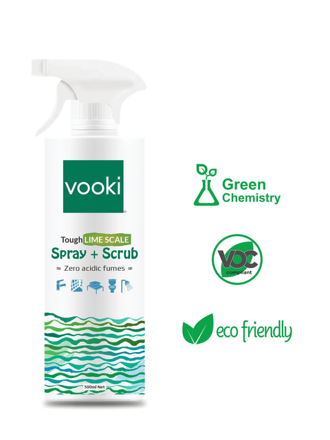 vooki eco-friendly spray + scrub: A sustainable cleaning solution for a greener environment