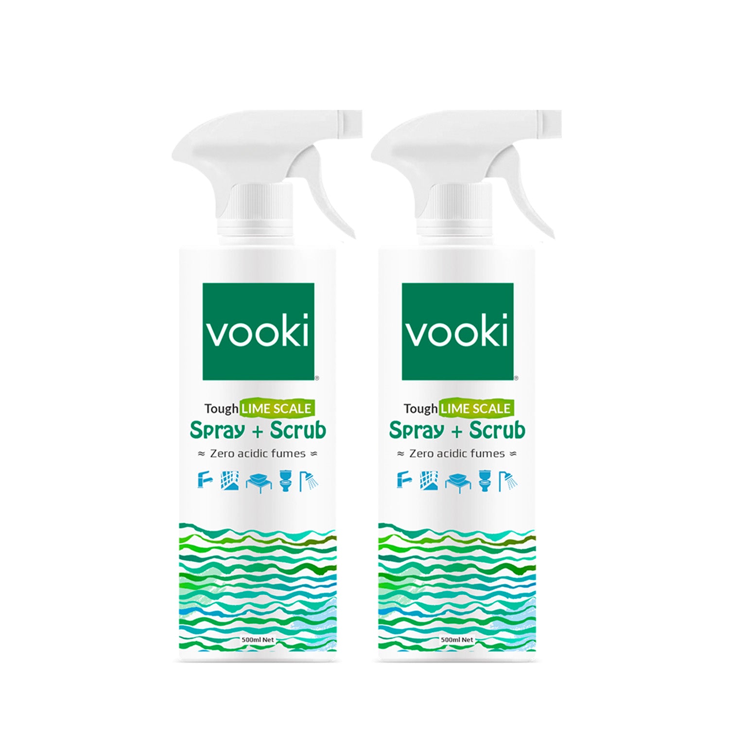 vooki limescale descaler - pack of 2
